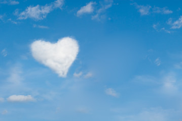 heart shaped cloud