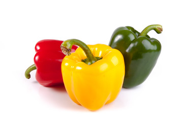 Ripe colored pepper