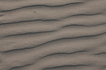Ripplemarks on sand background