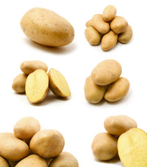 Fototapeta na wymiar lage page of potatoes