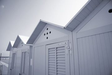 Obraz premium Beach huts