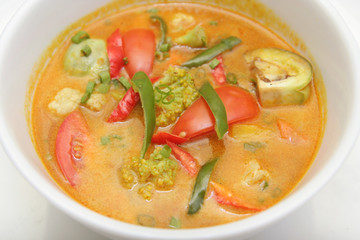 vegetable curry asia food