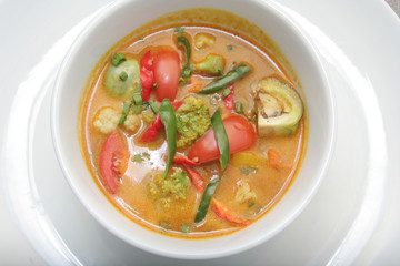 vegetable curry asia food