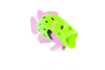 fish toy isolated on white