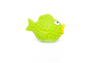 fish toy isolated on white