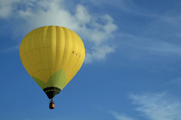 Heissluftballon Gelb Ballonfahrt