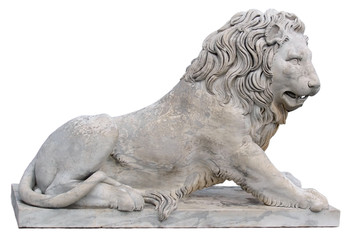 Statue of a lion in Crimea
