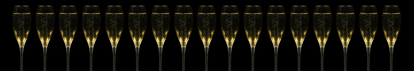 Champagner Flutes