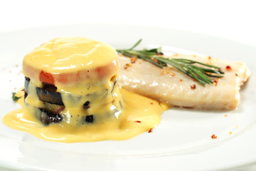 Sole and Vegetable with Sauce