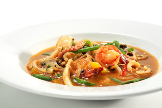 Spicy Thai Seafood Soup