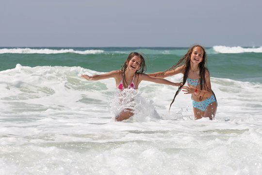 Vacances et baignade en mer