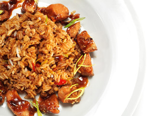 Pork with Fried Rice