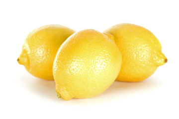 lemon over white