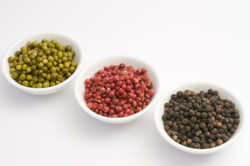 Pfefferarten - Kinds of pepper
