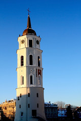 Fototapeta na wymiar Tower in Vilnius, Lithuania