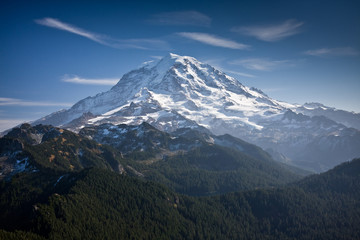 Fototapeta premium View of Mt Rainier