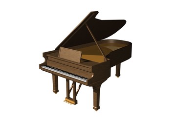 Concert grand piano