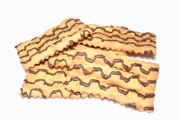 chiacchere al cioccolato