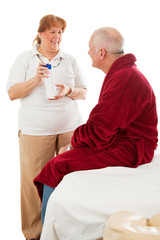 Obraz premium Massage with Hypoallergenic Lotion