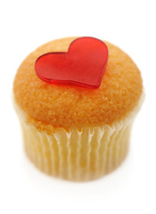 Muffin with heart