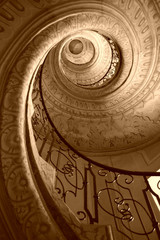 Spiral staircase..