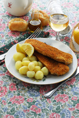 Cotolette di sampietro e patate - Secondi di pesce del veneto