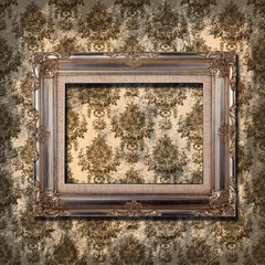 Frame on grunge wallpaper