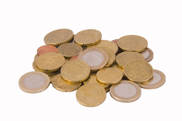 Euro coins
