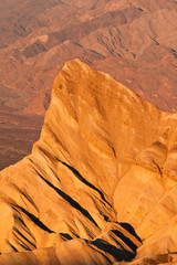 Obraz na płótnie Canvas Manly Beacon in Death Valley at Sunrise