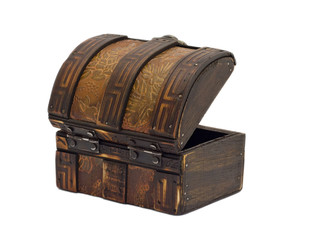 Antique wooden chest