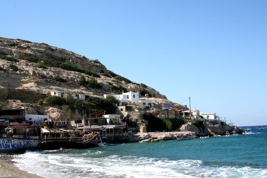 Matala en Cr&ecirc;te