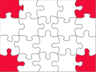 Fototapeta premium puzzle frame
