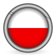 Poland flag button
