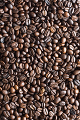 Coffee beans texture