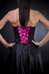 Back of a cocktail dress