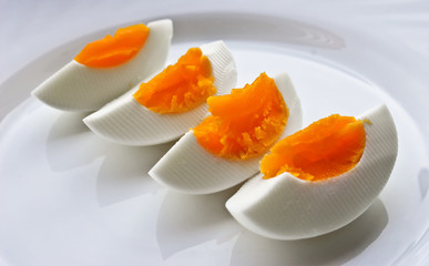 egg on plate