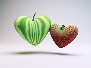 corazones frutales