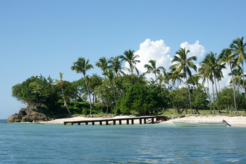 Bacardi-Insel - Anlegesteg