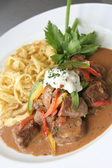 Beef Stroganoff or Stroganov