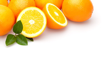 oranges with copy space