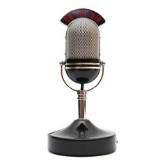 Retro microphone