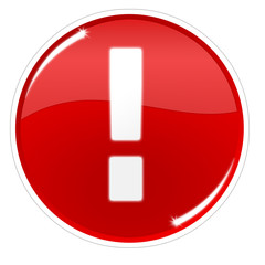 icone exclamation rouge
