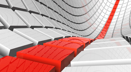 Abstract Futuristic Highway