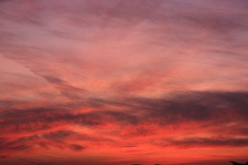Fototapeta premium ciel de soleil couchant