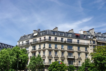 Fototapeta premium Immeuble de standing, Paris, France.