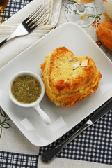 Budino di pesce con salsa di capperi - Cucina istriana