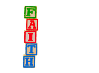 Faith Letter Blocks 1