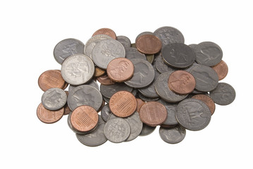 Pile of coins