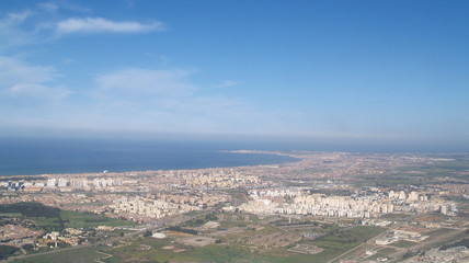 survol de la côte algeroise