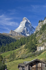 Matterhorn - Szwajcaria - obrazy, fototapety, plakaty